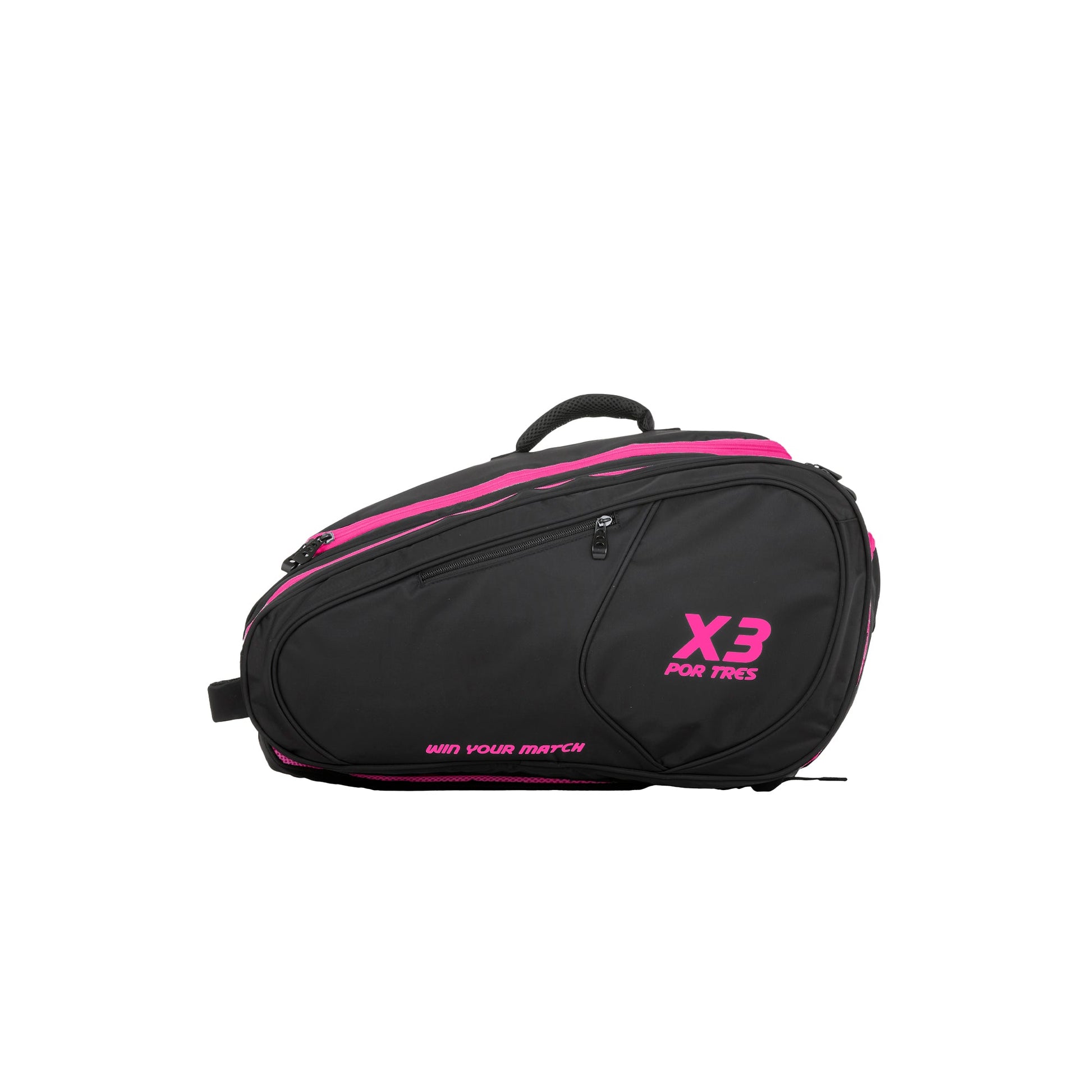 BAHIA Borsone Nero/Fucsia