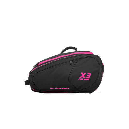 BAHIA Borsone Nero/Fucsia
