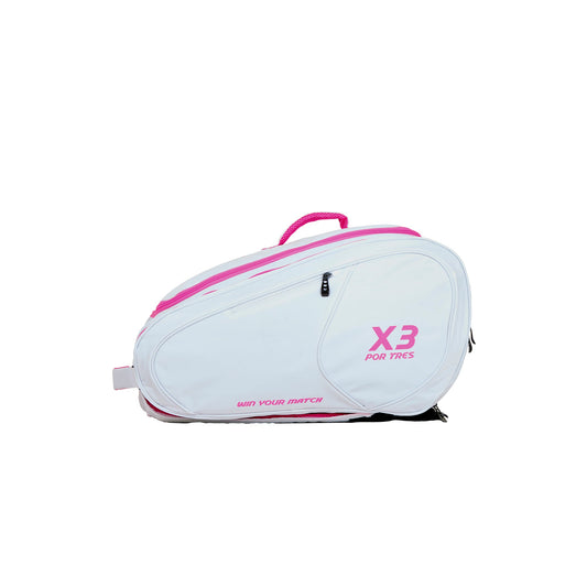 BAHIA Borsone Bianco/Fucsia