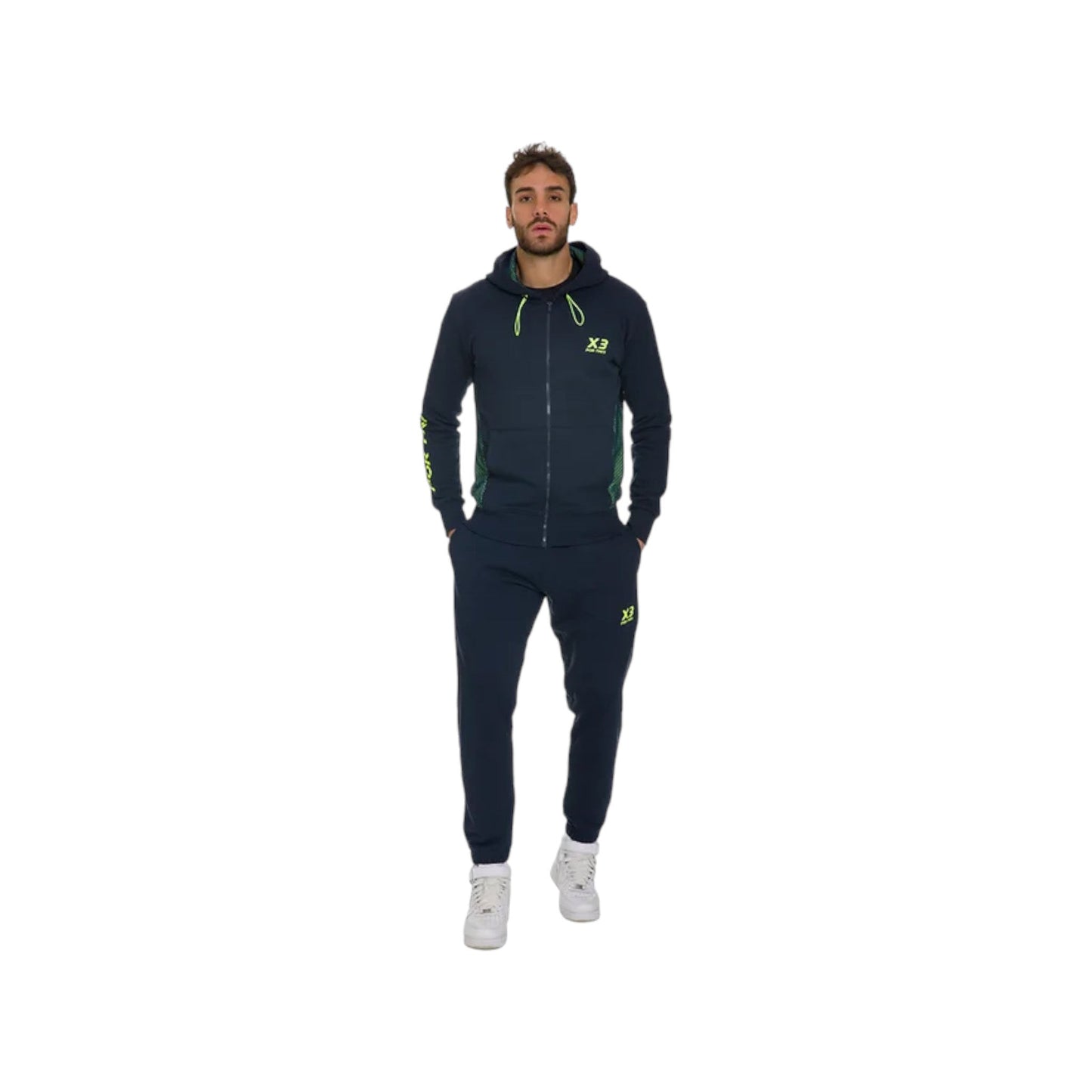 INGHILTERRA Pantalone Blu e Giallo Fluo