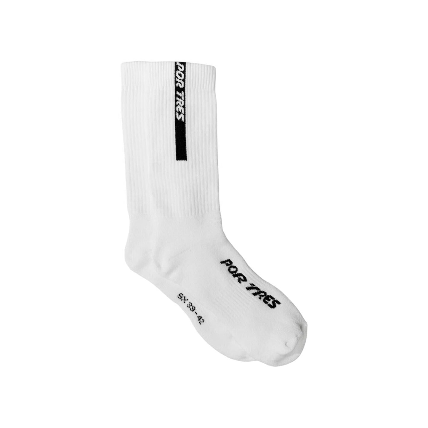 Calze ESSENTIAL Lunghe Fucsia Fluo con Logo Nero 100% Cotone