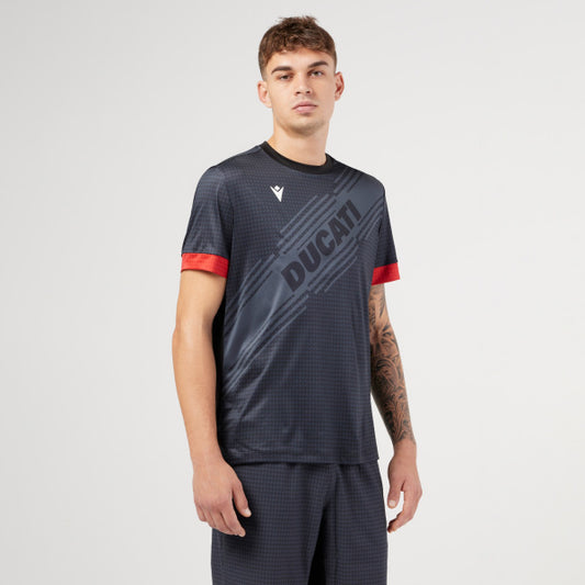 Maglia Padel Macron X Ducati Nera