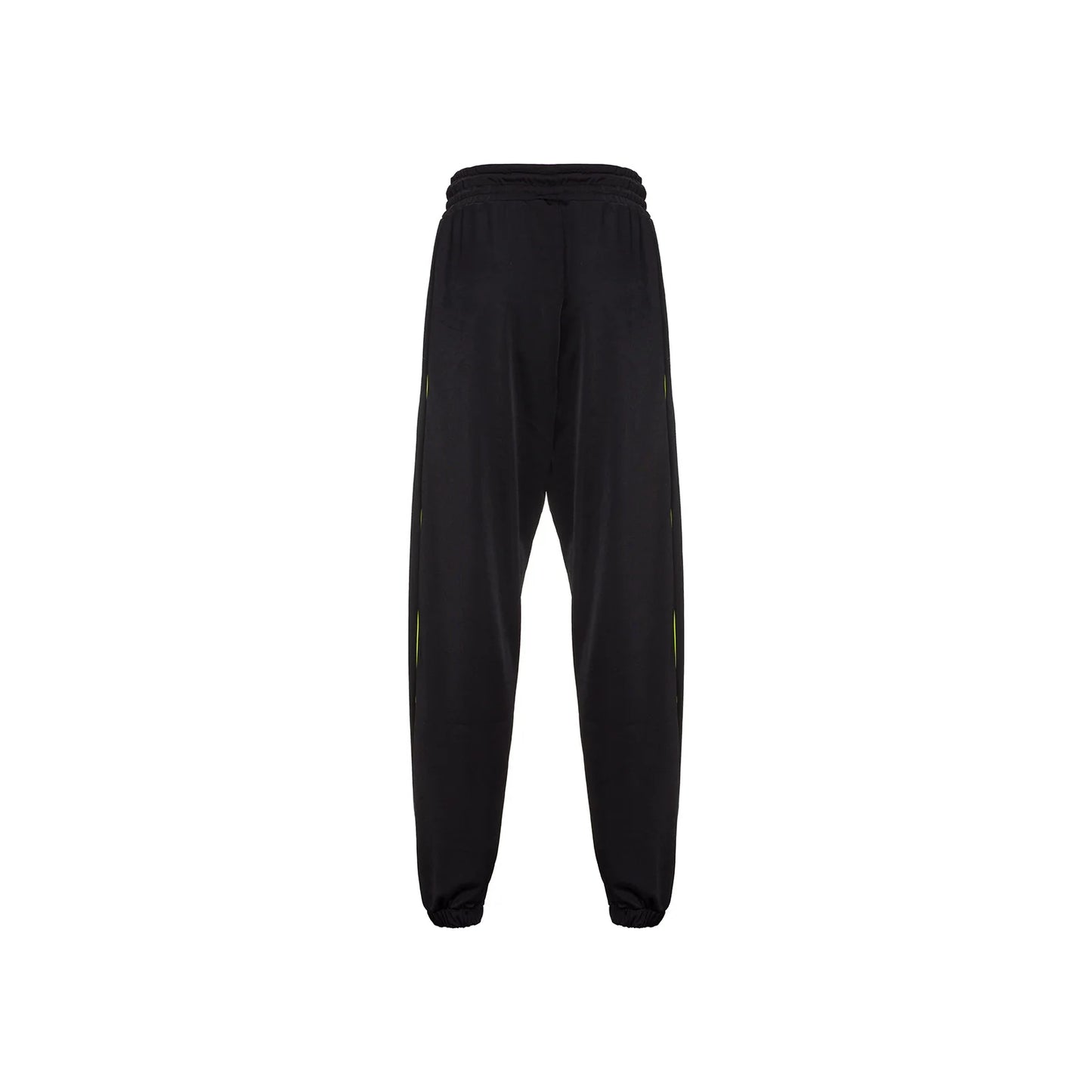 ALEMANIA Negro / Amarillo Fluo- Pantalón en tela trinchera- entretiempo