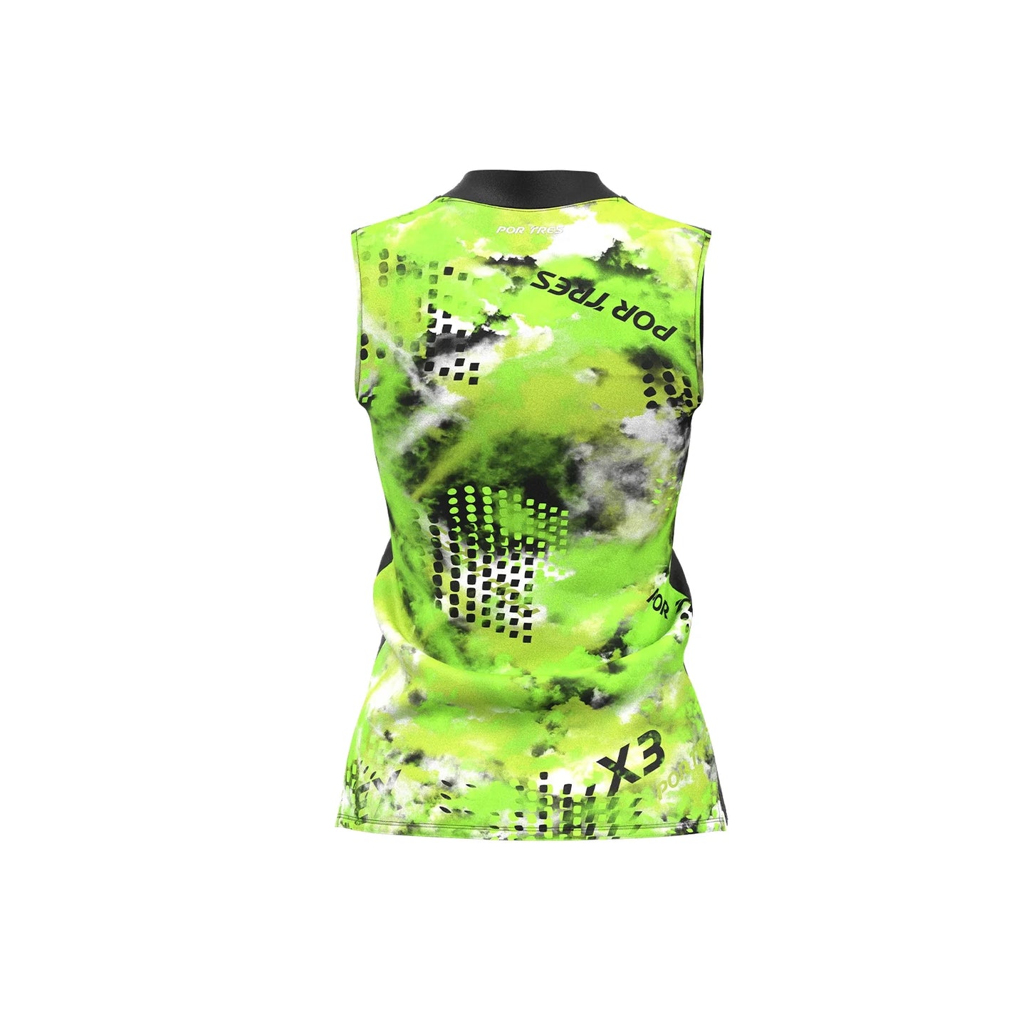 SUECIA Verde Camiseta de Tirantes Mujer