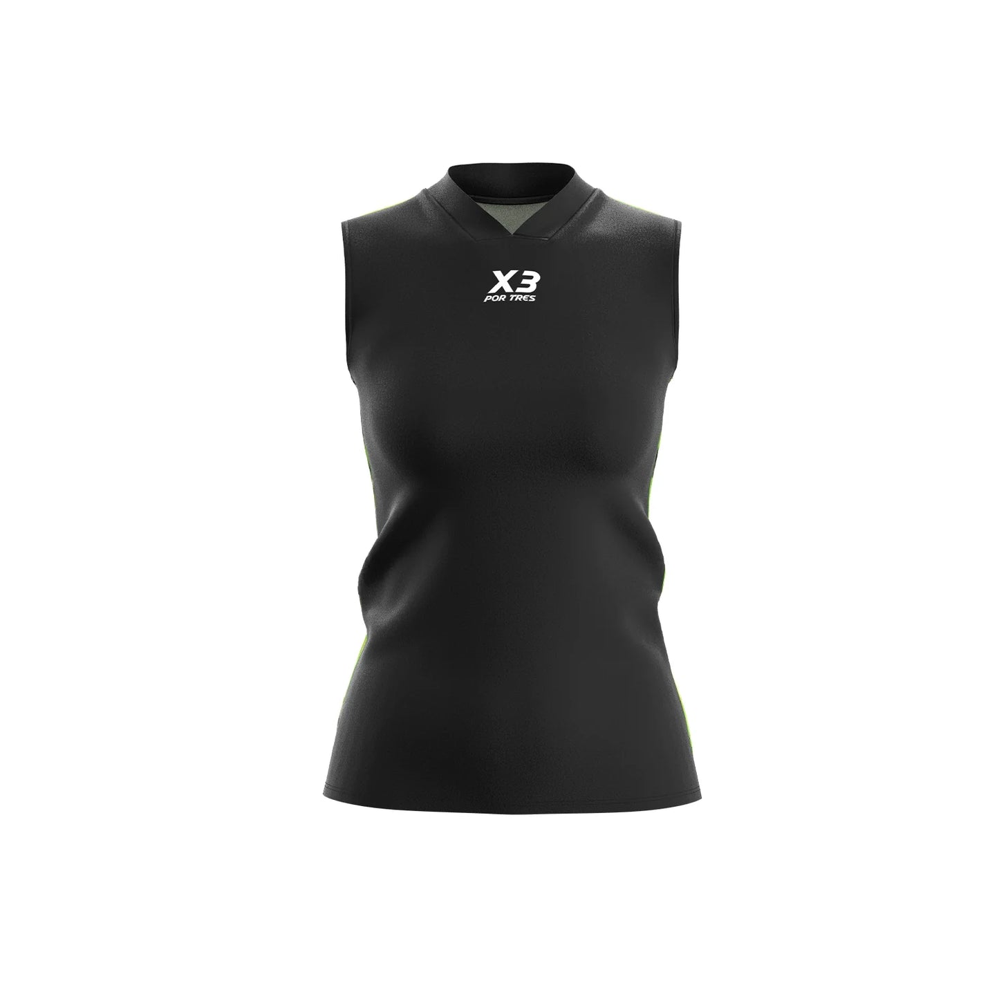 SUECIA Verde Camiseta de Tirantes Mujer