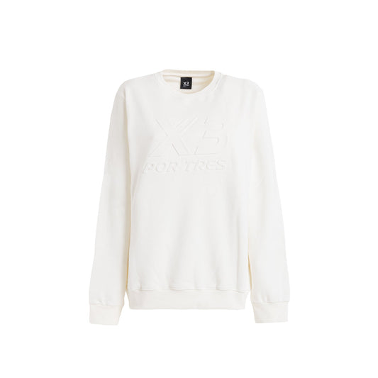 SENEGAL Sudadera Blanca de Mujer