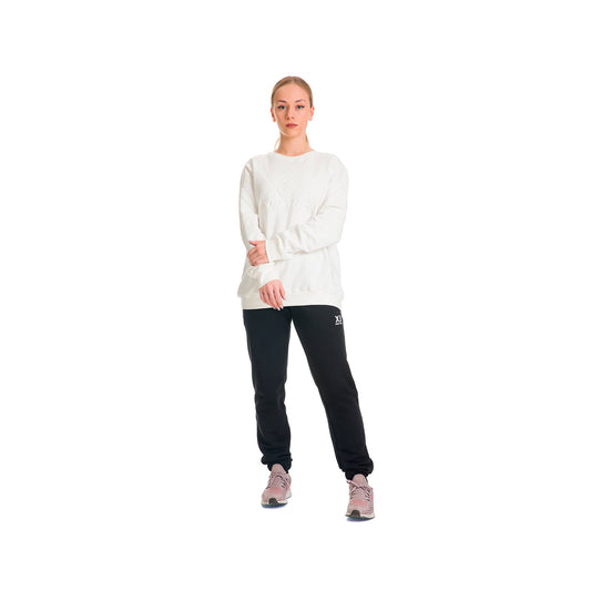 SENEGAL Sudadera Blanca de Mujer