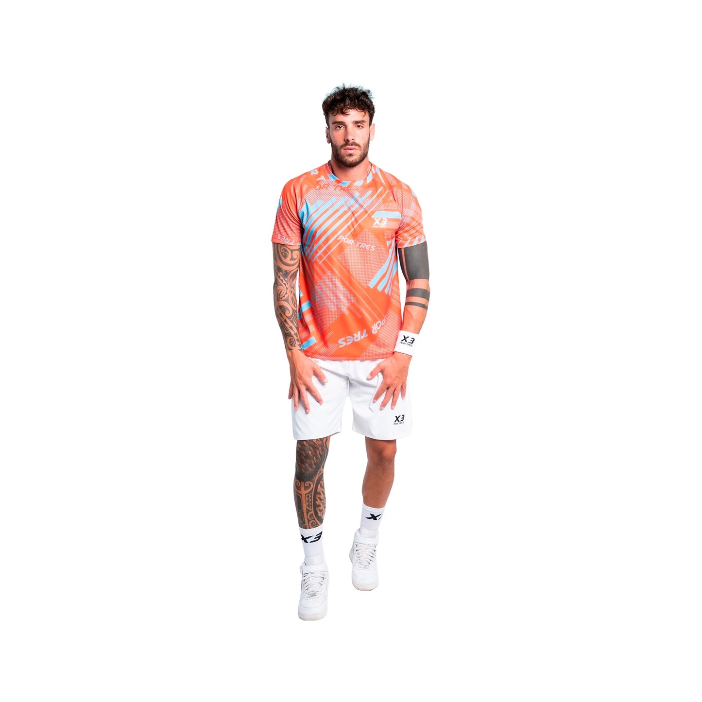 MILÁN Naranja Camiseta Hombre