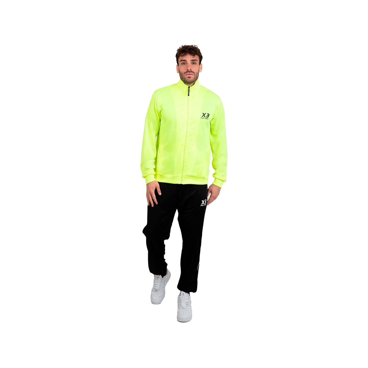 ESPAÑA Amarillo Flúor - Chaqueta de cremallera completa de gabardina - entretiempo