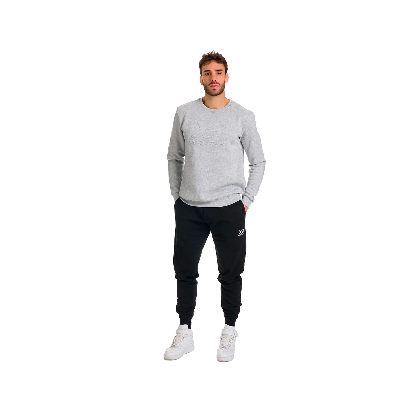 REPÚBLICA DOMINICANA Sudadera gris para hombre