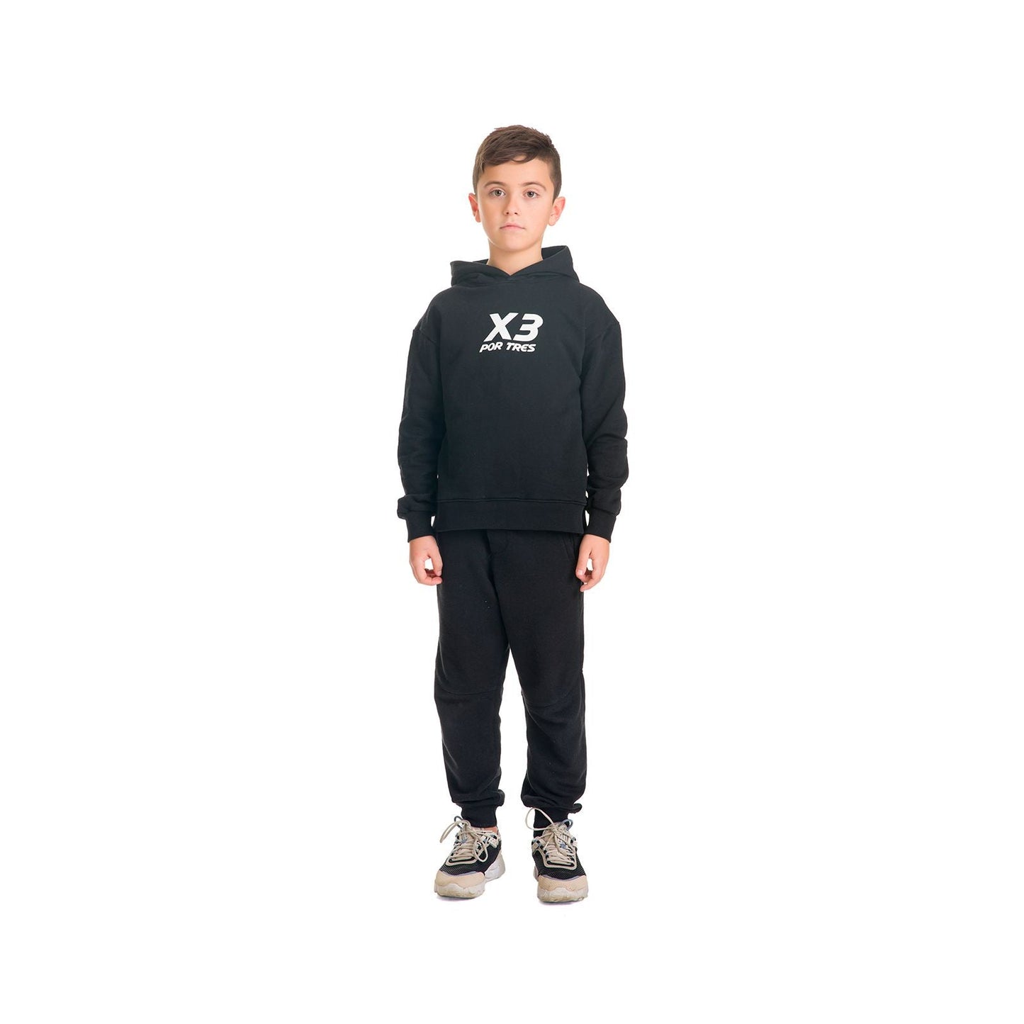 POLAND Nera Felpa con cappuccio Kids