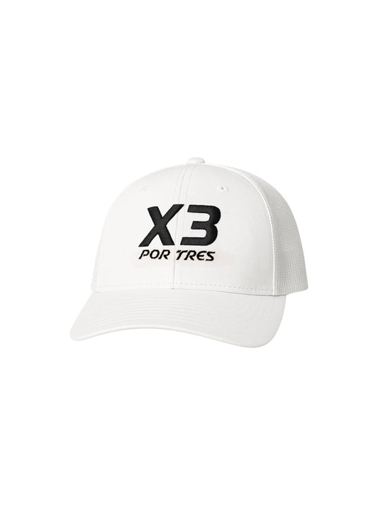 Cappellino Bianco con Visiera e Rete